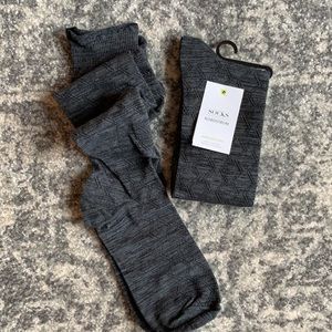 Charcoal Heather Knee-Socks (set of 2 pairs)